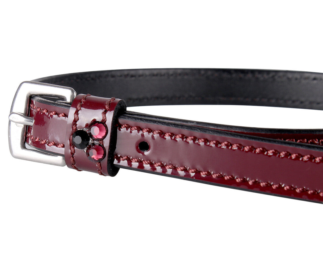 QHP Spur straps Chianti